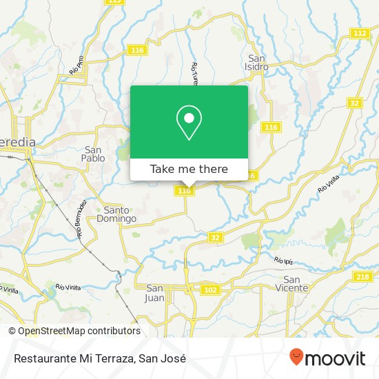 Restaurante Mi Terraza map