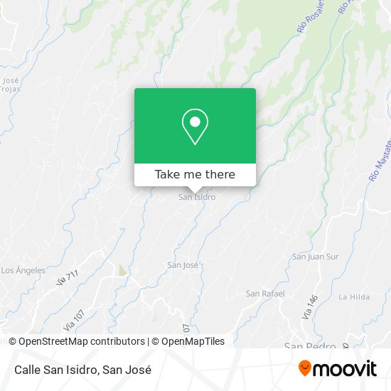 Mapa de Calle San Isidro
