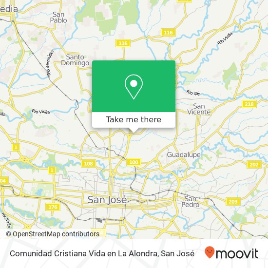Comunidad Cristiana Vida en La Alondra map