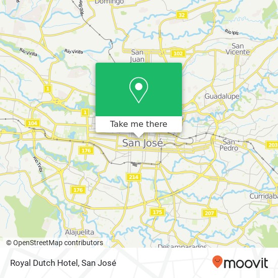 Royal Dutch Hotel map