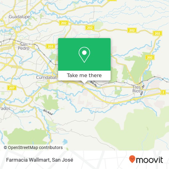 Mapa de Farmacia Wallmart