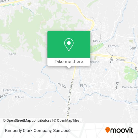 Kimberly Clark Company map
