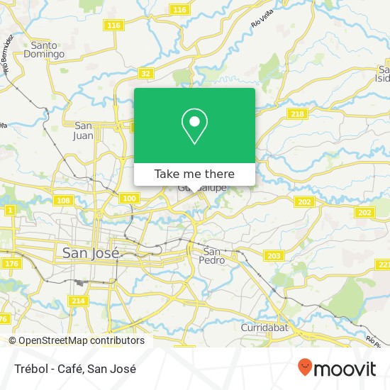 Trébol - Café map