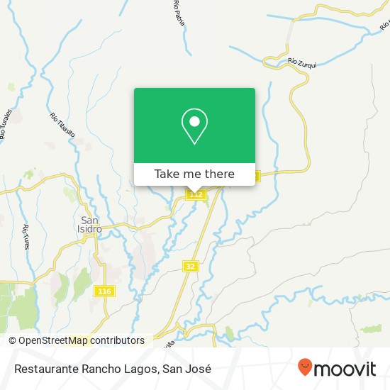 Restaurante Rancho Lagos map