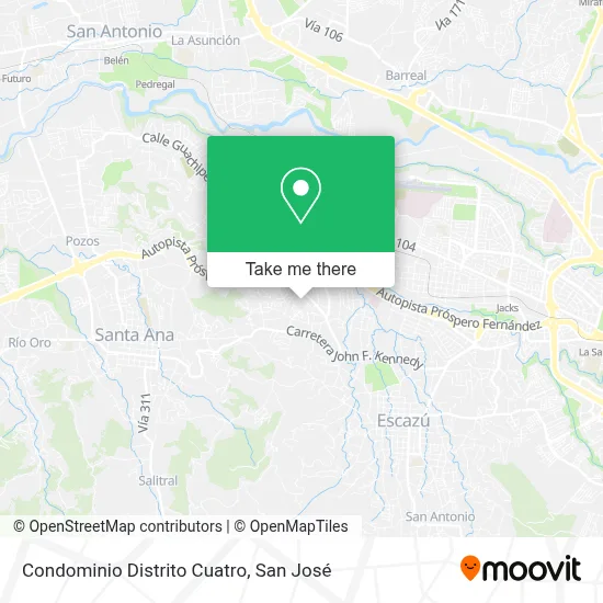 Condominio Distrito Cuatro map