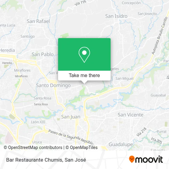 Bar Restaurante Chumis map