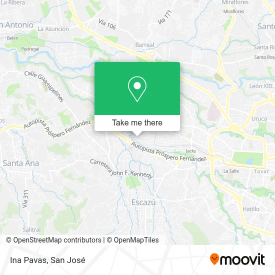 Ina Pavas map