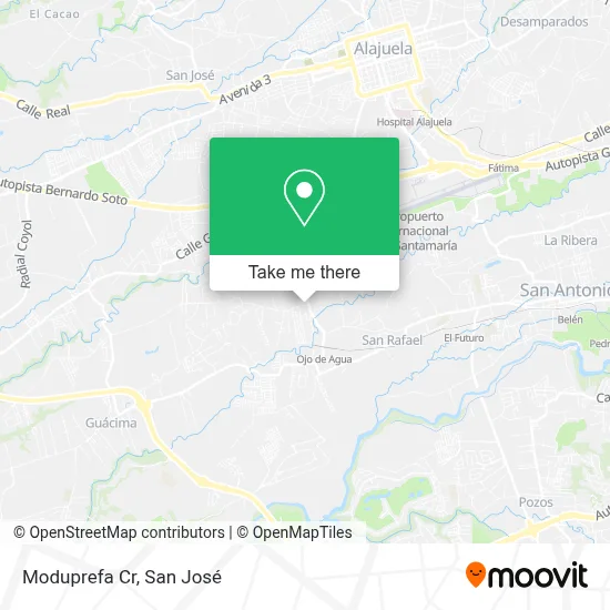 Moduprefa Cr map
