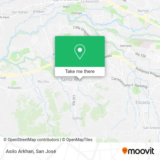 Asilo Arkhan map