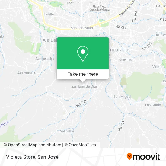 Violeta Store map