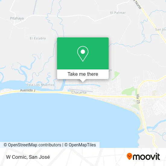 W Comic map
