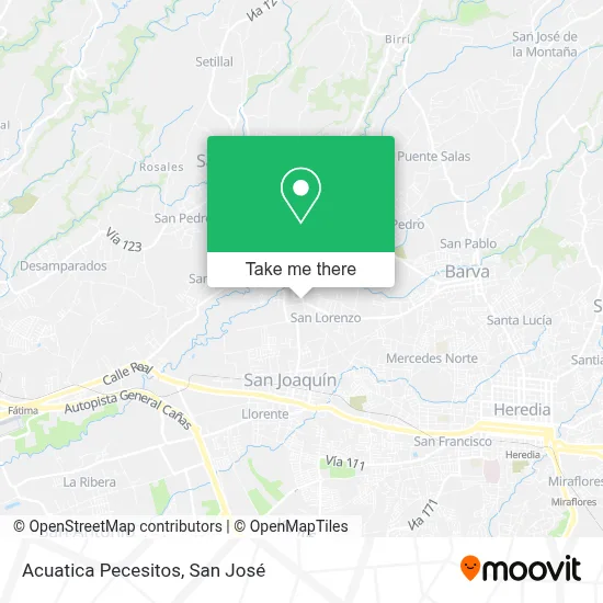 Acuatica Pecesitos map