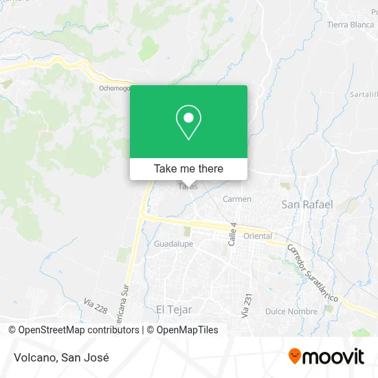 Volcano map