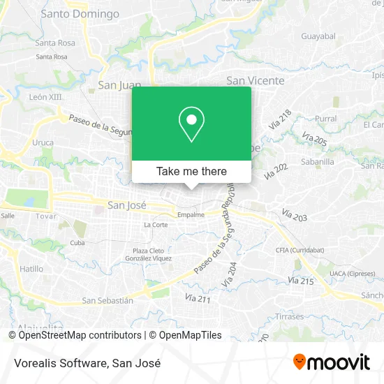 Vorealis Software map