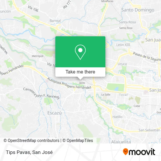 Tips Pavas map