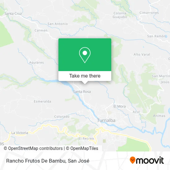 Rancho Frutos De Bambu map