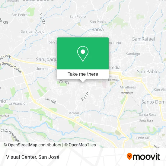 Visual Center map
