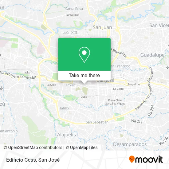 Edificio Ccss map