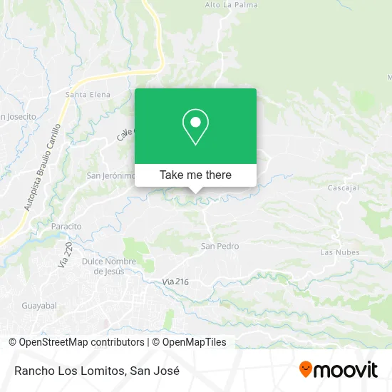 Rancho Los Lomitos map