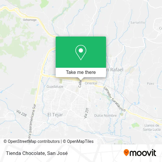 Tienda Chocolate map