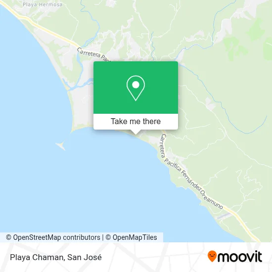 Playa Chaman map