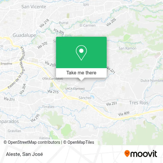 Aleste map