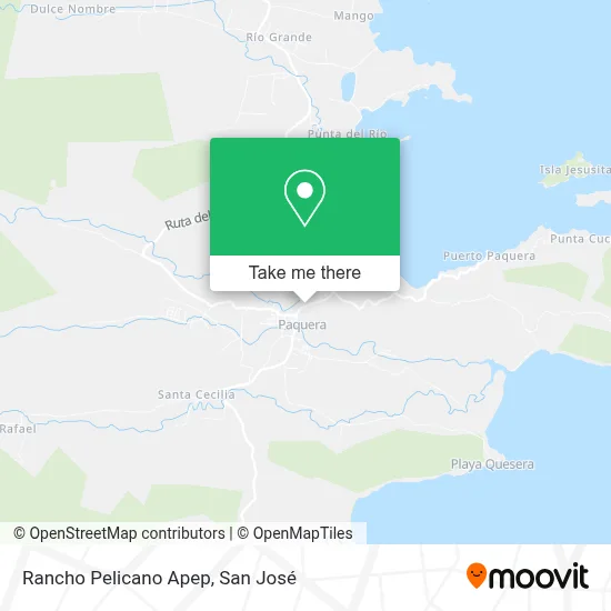 Rancho Pelicano Apep map