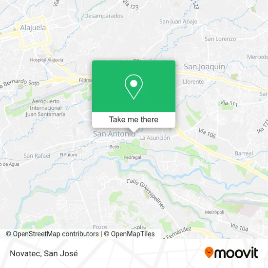 Novatec map