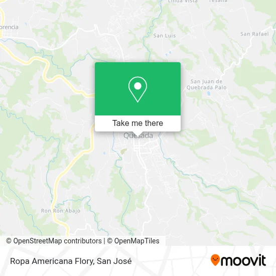 Ropa Americana Flory map