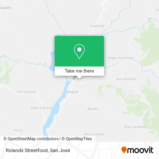 Rolands Streetfood map