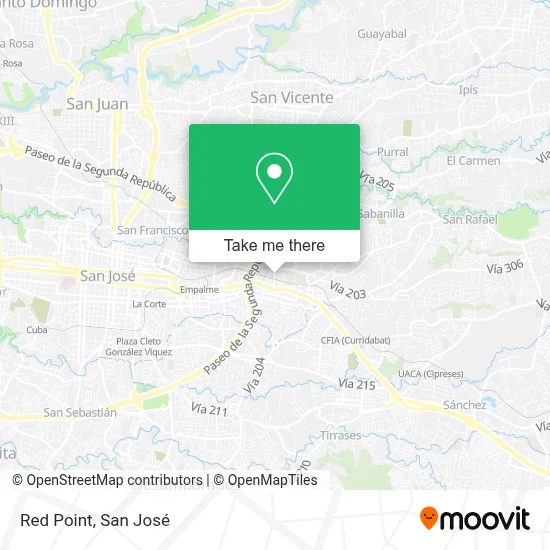 Red Point map