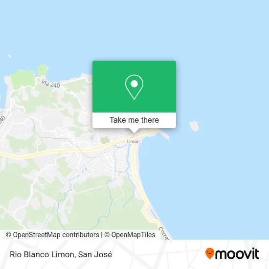 Rio Blanco Limon map