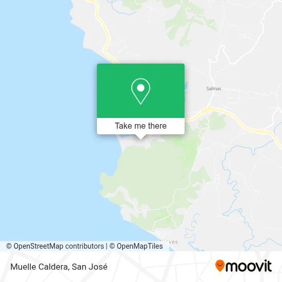 Muelle Caldera map