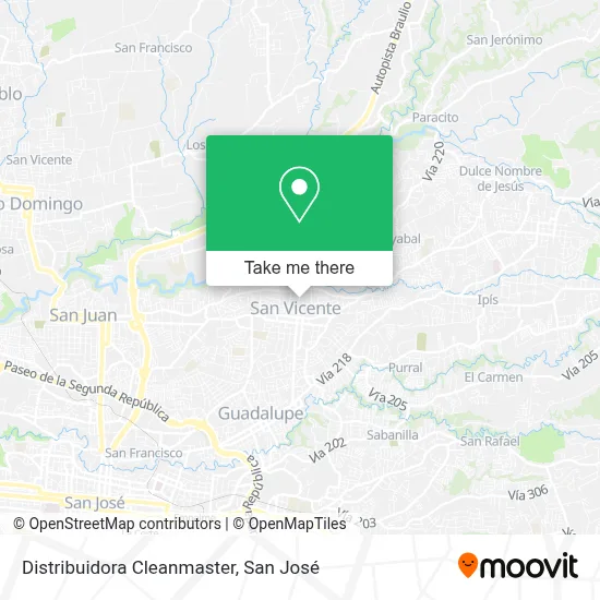 Distribuidora Cleanmaster map