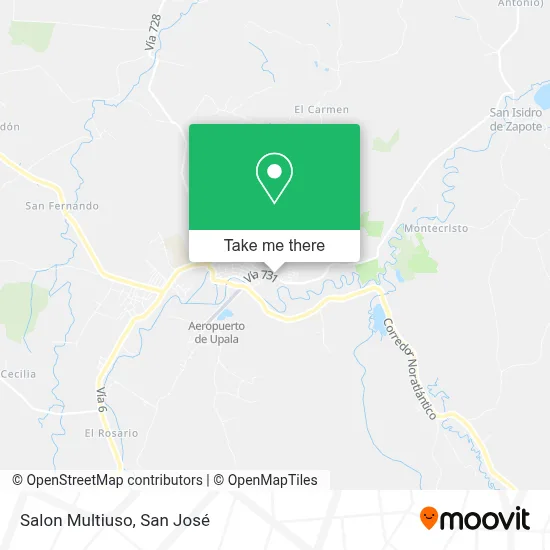 Salon Multiuso map