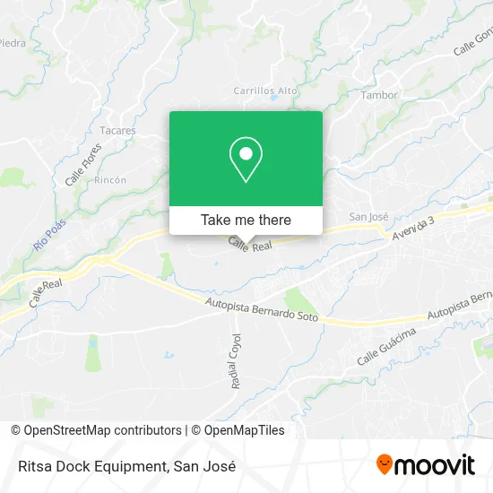 Ritsa Dock Equipment map