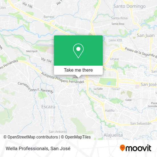 Wella Professionals map