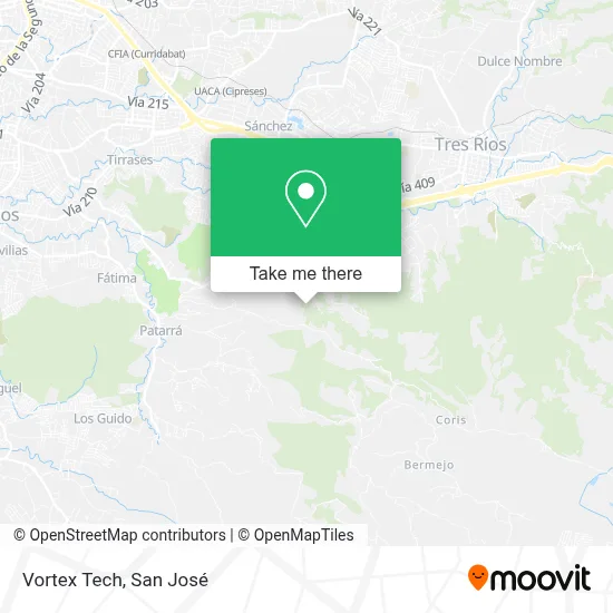 Vortex Tech map