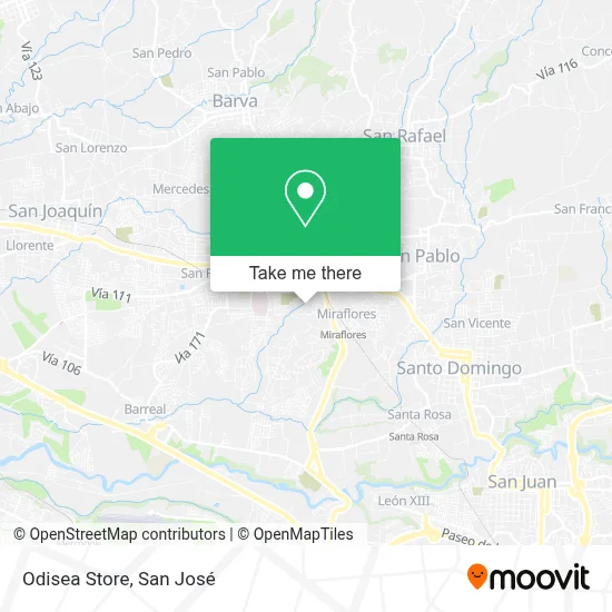 Odisea Store map