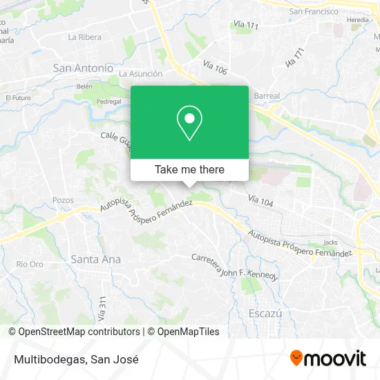 Multibodegas map