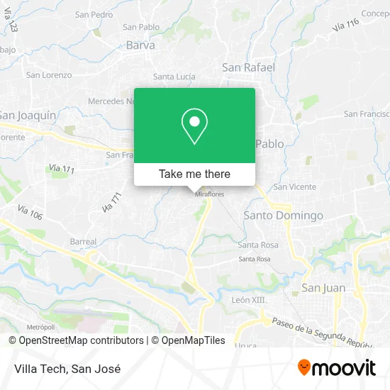 Villa Tech map