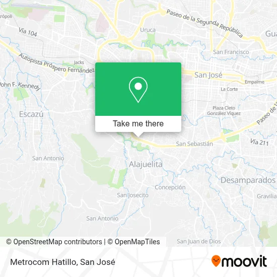 Metrocom Hatillo map