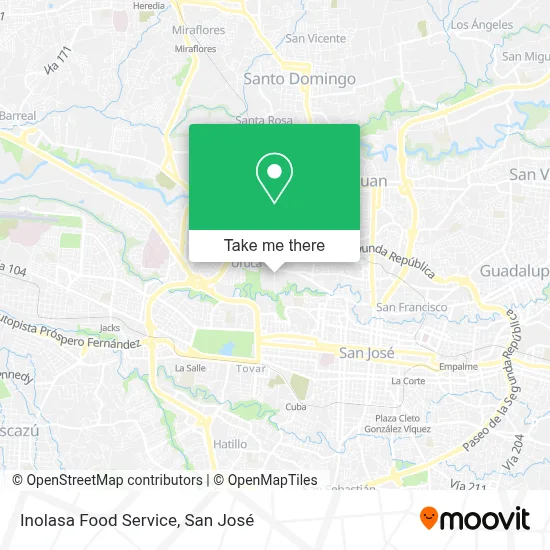 Inolasa Food Service map