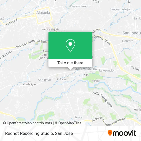 Redhot Recording Studio map