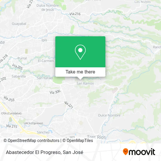 Abastecedor El Progreso map