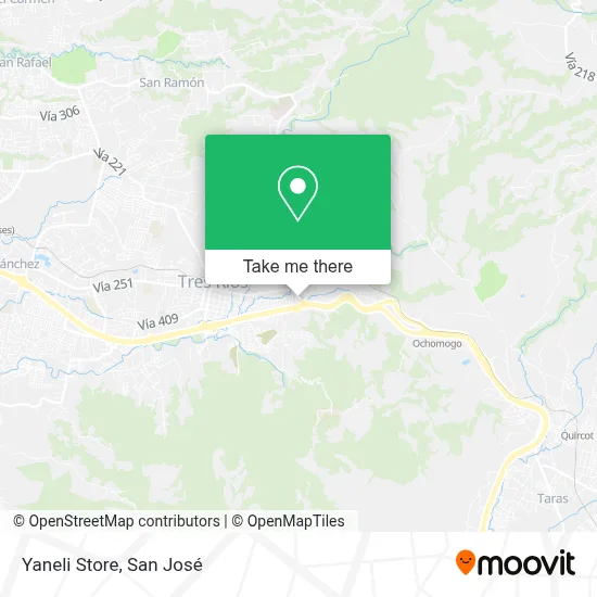 Yaneli Store map