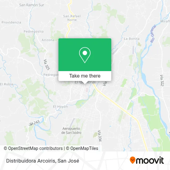 Distribuidora Arcoiris map