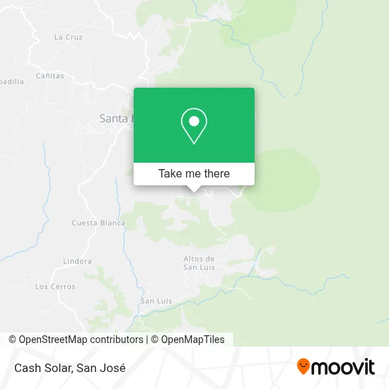 Cash Solar map