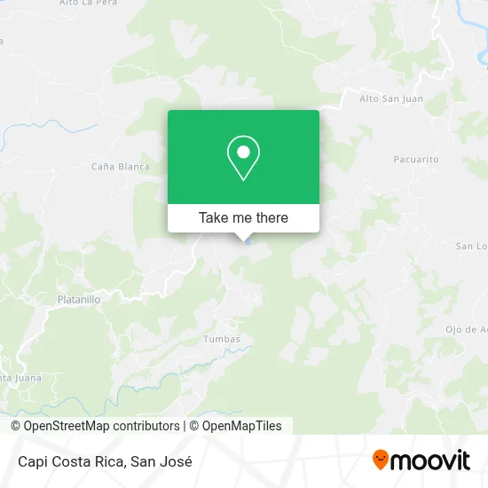 Capi Costa Rica map