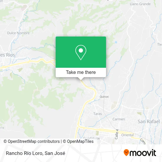 Rancho Río Loro map